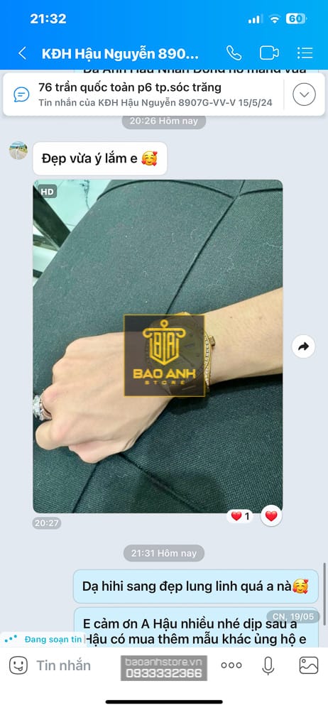 Review Zalo Đồng Hồ